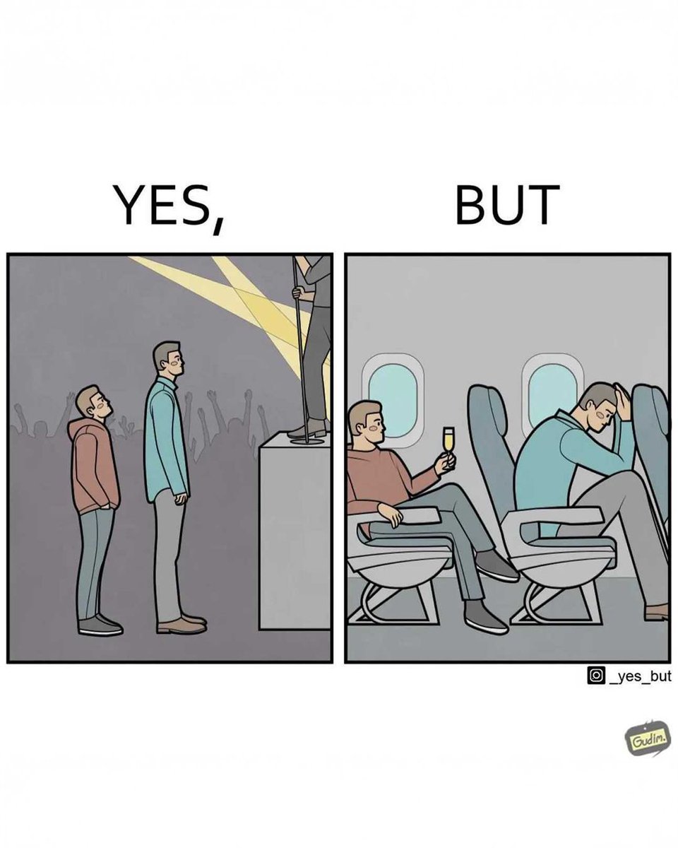 2tall's tweet image. Would you rather have a great view at concerts, or have leg room on every flight? 

#tallpeopleproblems #tallpeopleadvantages