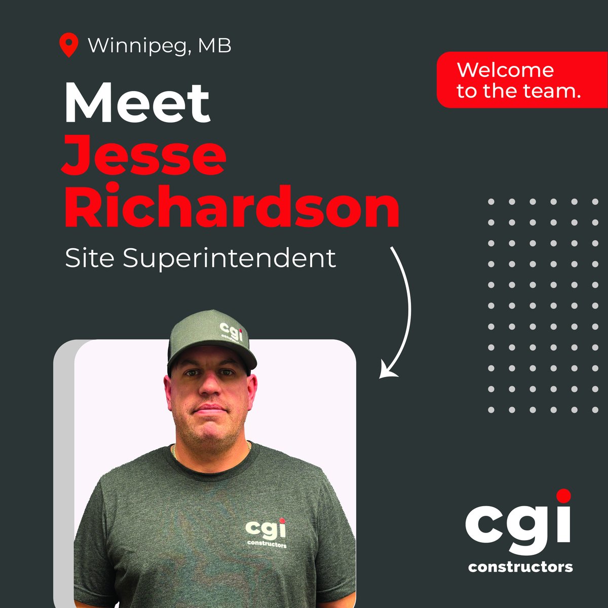 CgiConstructors's tweet image. We’re excited to welcome Jesse and Dean to CGI as our new Site Superintendents! They will be supporting our Winnipeg office. We’re thrilled to have you both on the team!

#CGIConstructors #WelcomeAboard #NewTeamMembers