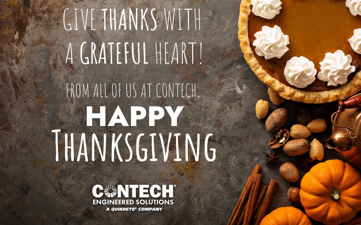 ContechES's tweet image. As we gather with family &amp;amp; friends, we’re reminded that strong foundations are what truly keep us connected. From all of us at Contech, we wish you a warm and joyful Thanksgiving! #Thanksgiving #Infrastructure #ManufacturingAmericasInfrastructure