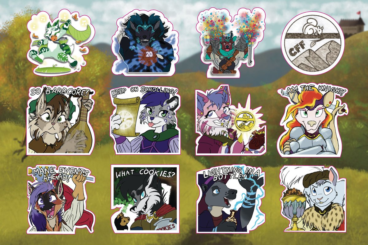 CarolinaFurfare's tweet image. Next in our CFF artist shout out is Snapai! He created the slideshow drawings and animations at our Opening and Closing ceremonies, a few Telegram stickers, the AAO Promo art and the room banners for Main Events, Game Room and Con-ops!

🔗 t.me/snapimation

Cont. ⬇️