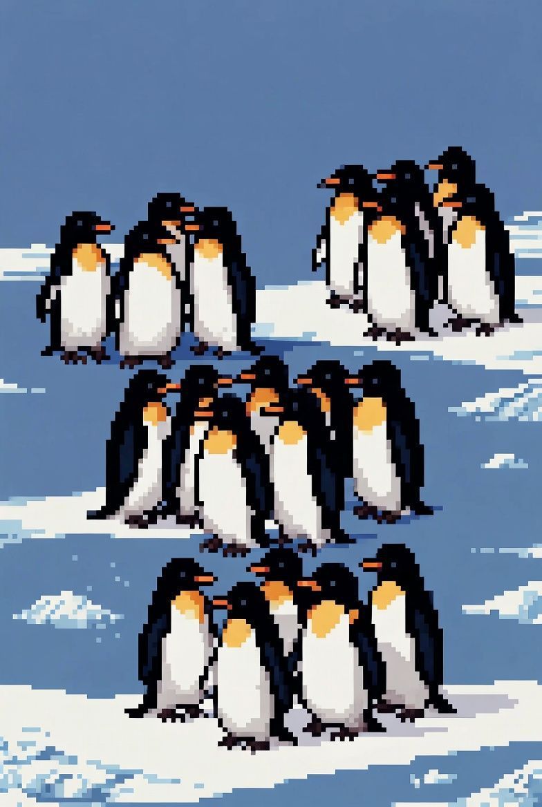 Lively_Zzack's tweet image. 💡 FUN FACT TIME!
Penguins huddle in groups to stay warm in icy cold weather. ❄️🐧

#KidsLearning #FunFact #STEMforKids