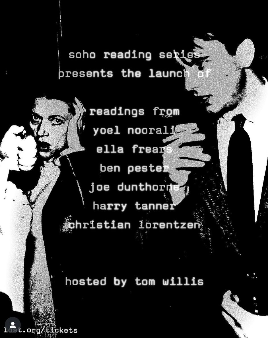 xlorentzen's tweet photo. Reading in London on Friday night I'm not sure where . . . https://t.co/dP1mWMf5sI