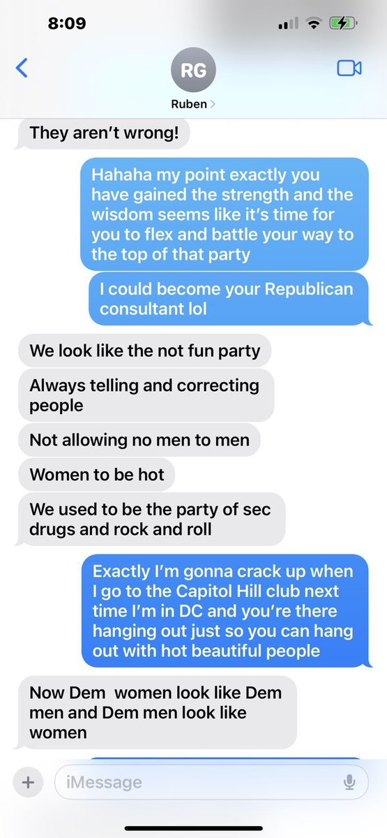 AFpost's tweet image. Jack Posobiec has published the following text messages of Arizona Senator Ruben Gallego bashing the Democrats for being full of transsexual freaks and losers, even agreeing with a post saying Democrat Rep. Rosa DeLauro was the face of erectile dysfunction.

Follow: @AFpost