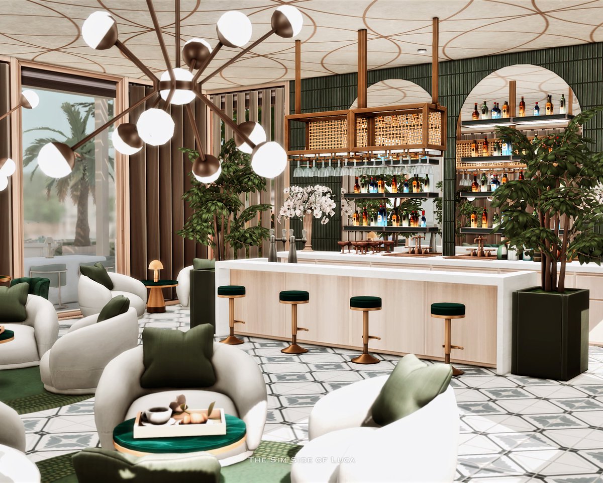 simsideofluca's tweet image. Hillside Coffee &amp;amp; Drinks | Newcrest ౨ৎ♡ || #TheSims4 #ShowUsYourBuilds