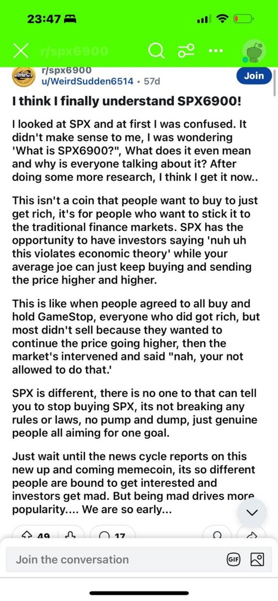 YZfinance's tweet image. #SPX6900 Reddit is on fire.

The thesis will remain.

Follow me for a follow back aeon 🫵