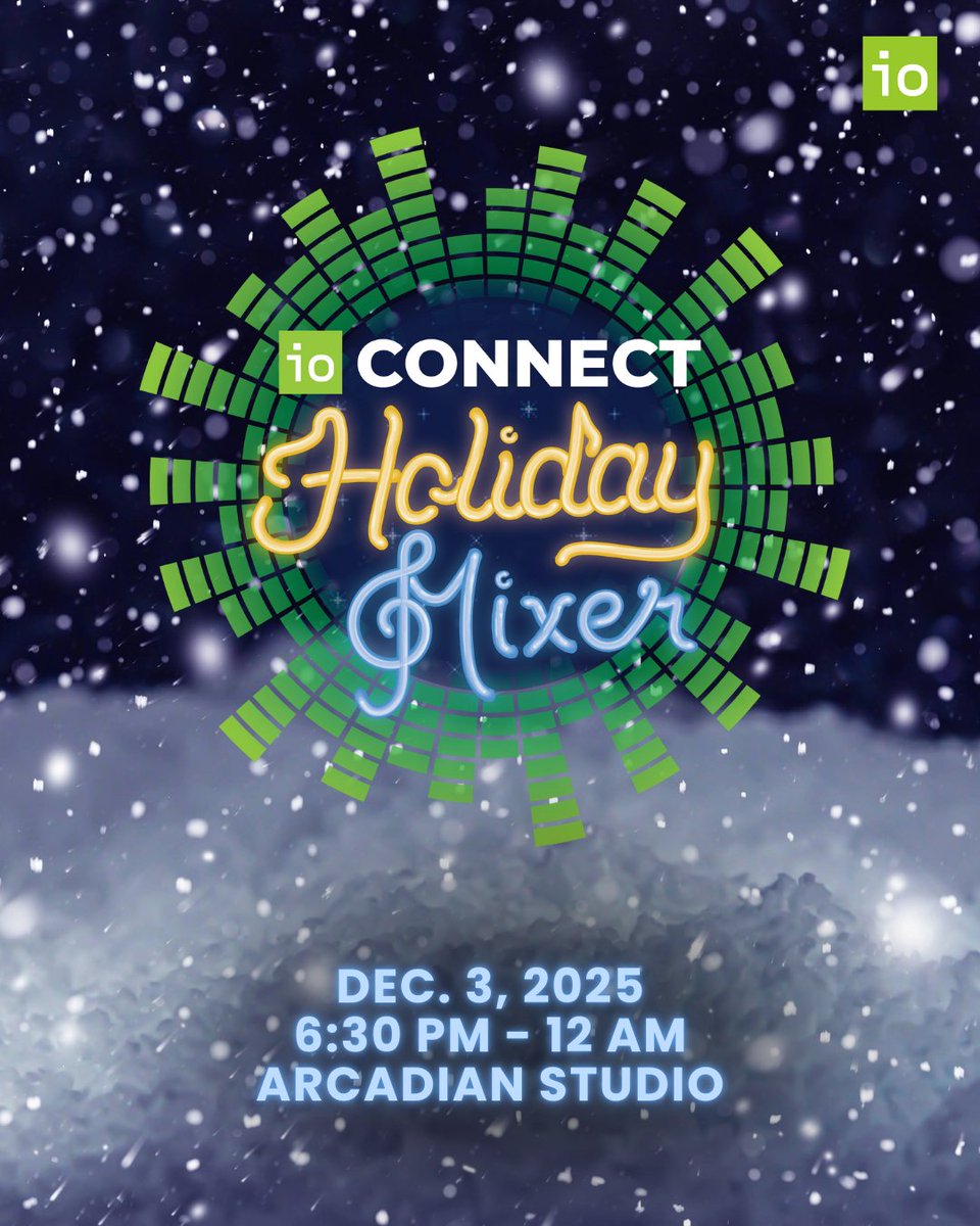IOnews's tweet image. Jingle, mix and mingle!🥂

Say hello to old friends,
And make some new ones too.
Get in the festive spirit,
We want to celebrate with you.

Join us on December 3rd!

Tickets: bit.ly/4olwnIf
#ioconnect