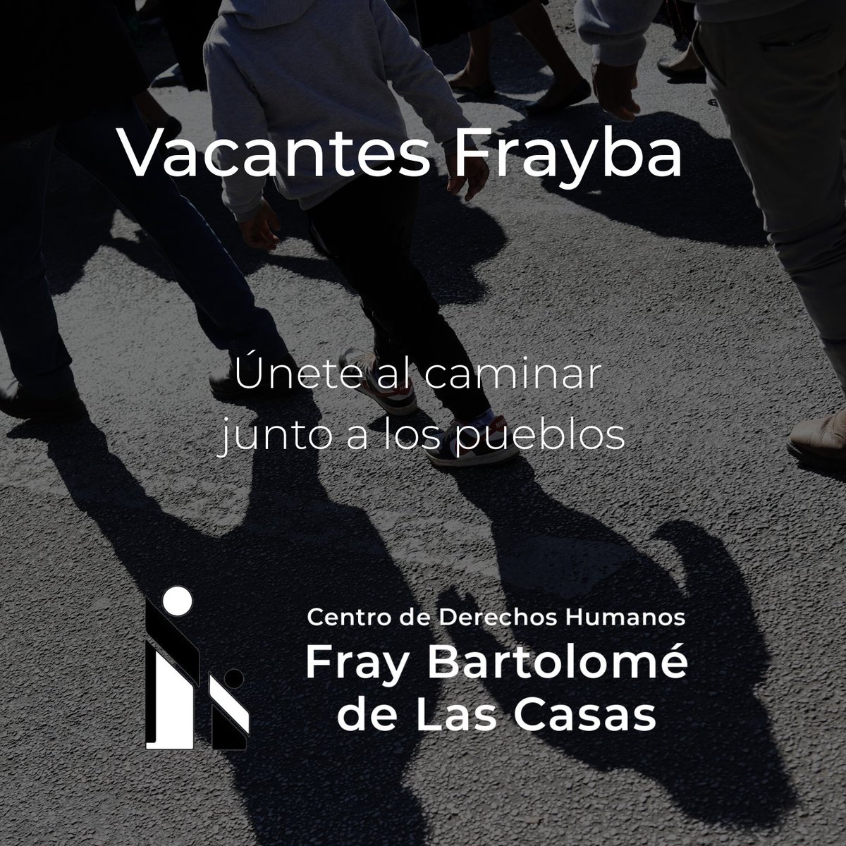 ‼️ 𝐕𝐚𝐜𝐚𝐧𝐭𝐞𝐬 𝐅𝐫𝐚𝐲𝐛𝐚

📋 Únete a caminar junto a los pueblos en Chiapas; tenemos abiertas dos convocatorias:

📢 Puesto de Abogada/o de de derechos humanos 🔗 frayba.org.mx/251119-convoca…

✅ Para Procuración de Fondos ➡️ frayba.org.mx/convocatoria-p…