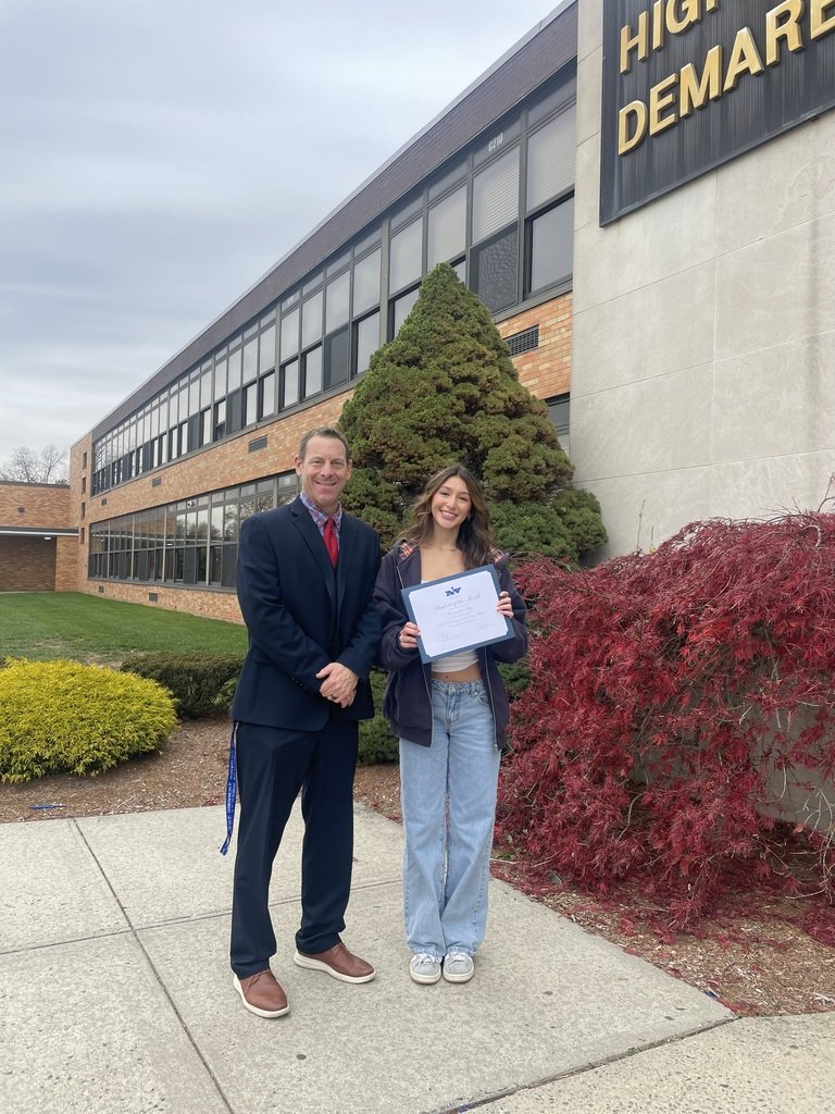 Congratulations to NVD’s November Student of the Month, Cassie Vega!  Cassie excels in and out of the classroom and always steps up to help the community. Her recent work on the Senior Series created a meaningful experience for our middle school students!