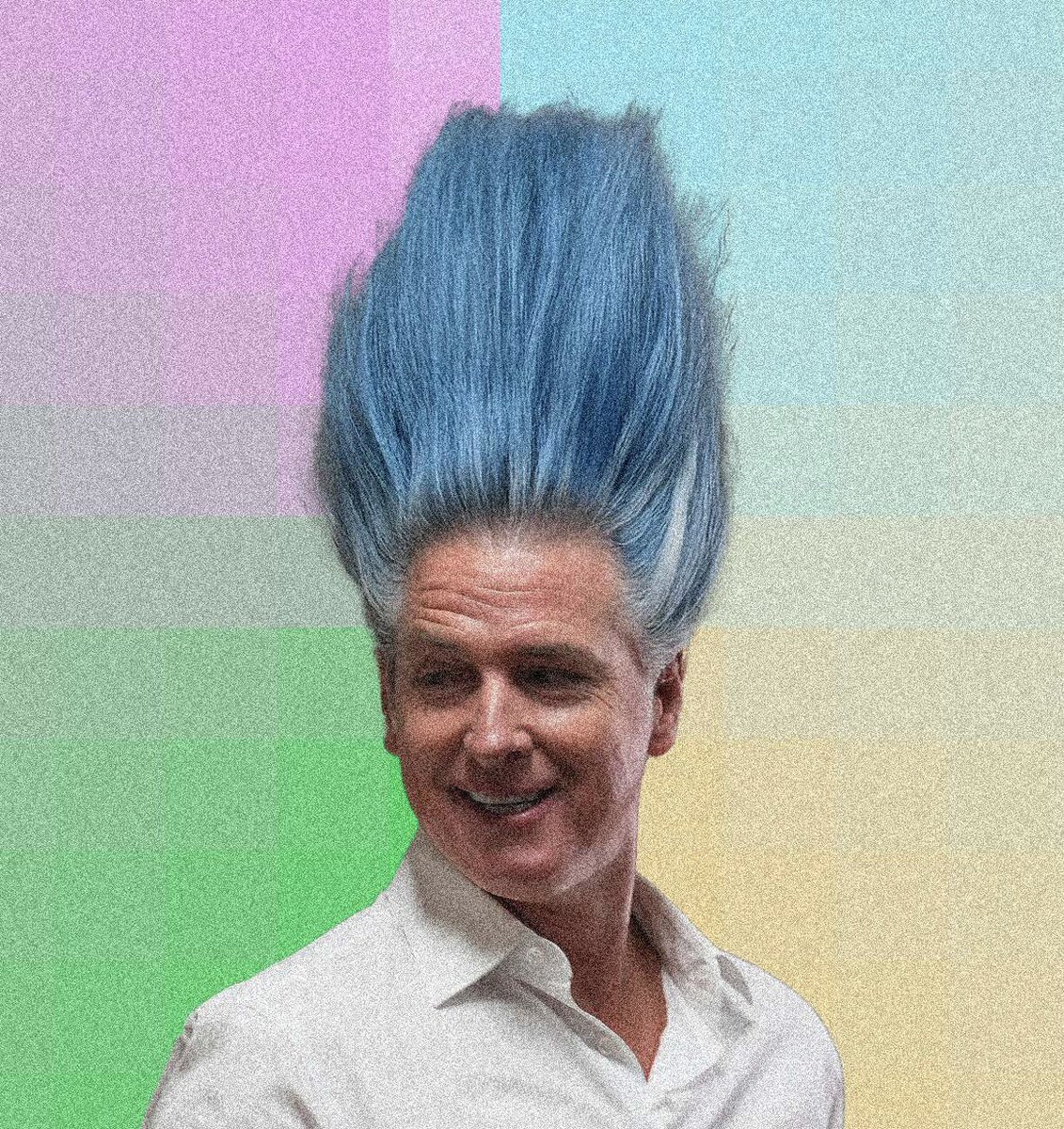 <a href="/CAgovernor/">Governor Gavin Newsom</a> <a href="/realDonaldTrump/">Donald J. Trump</a> Hi— I’m Gavin Newsom.
California is a rotting corpse: cities drowned in piss, shit, and used needles, forests torched, businesses gutted and gone, families crushed by taxes while I sip $600 wine behind mansion walls.
And every last ounce of that blood is on Donald Trump’s hands.