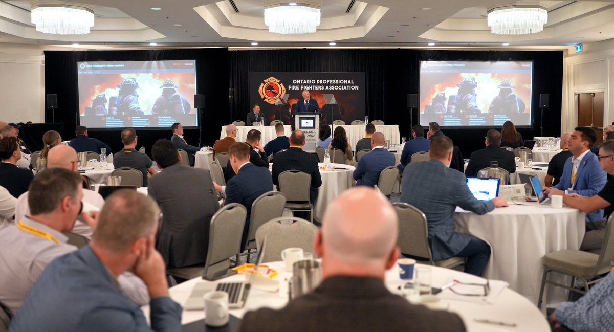 fordnation's tweet image. I had the chance to meet with some incredible first responders at the Ontario Professional Fire Fighters Association conference earlier today.

It’s always great to hear about how we can support our fire-fighting heroes as they protect our homes and communities.