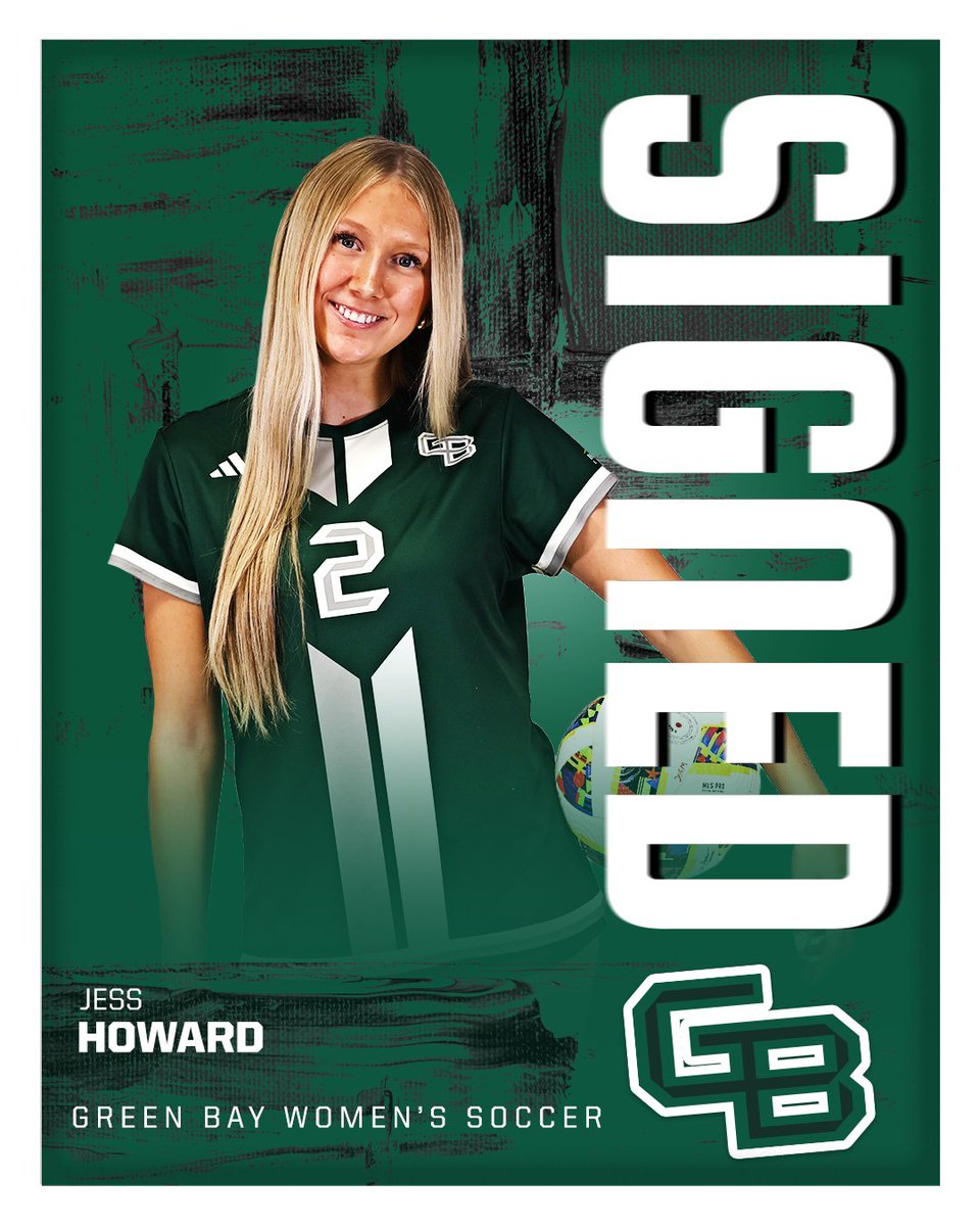 gbphoenixwsoc's tweet photo. Welcome to the Phoenix, Jess Howard! Jess is a Menomonee, Wisconsin native joining us from Stetson, where she started nine games for the Hatters as a freshman! 👏

#RiseWithus https://t.co/Qf40N4dOvx