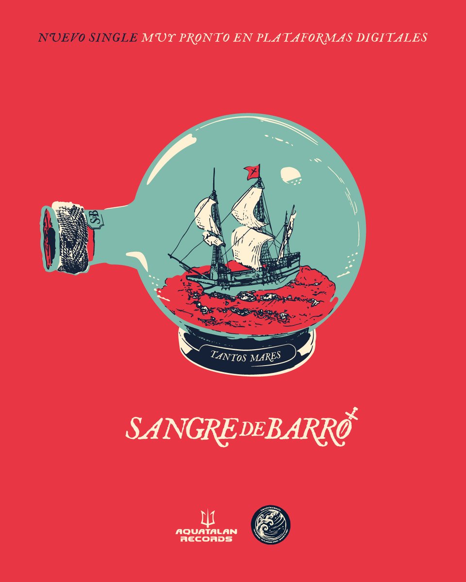 Viernes 28/11 lanzamiento de "Tantos Mares" 
Nuevo single de Sangre de Barro disponible en todas las plataformas digitales
Pre-save: ditto.fm/tantos-mares