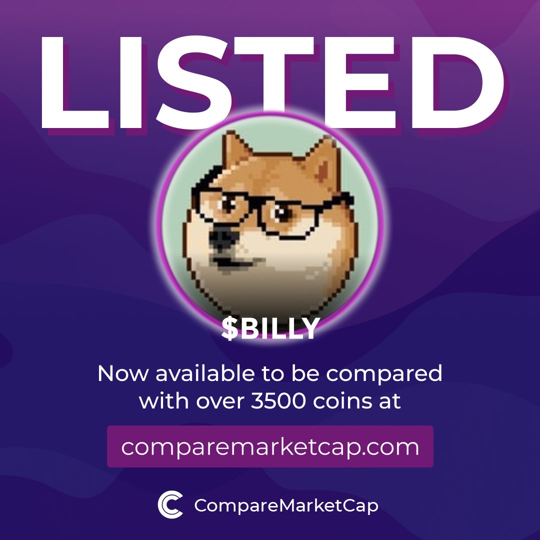 $BILLY is now listed on comparemarketcap.com/coin/shibetosh…!

📈$4.6M
💸$0.0046

Check Shibetoshi Nakamoto on:
X: x.com/i/communities/…
