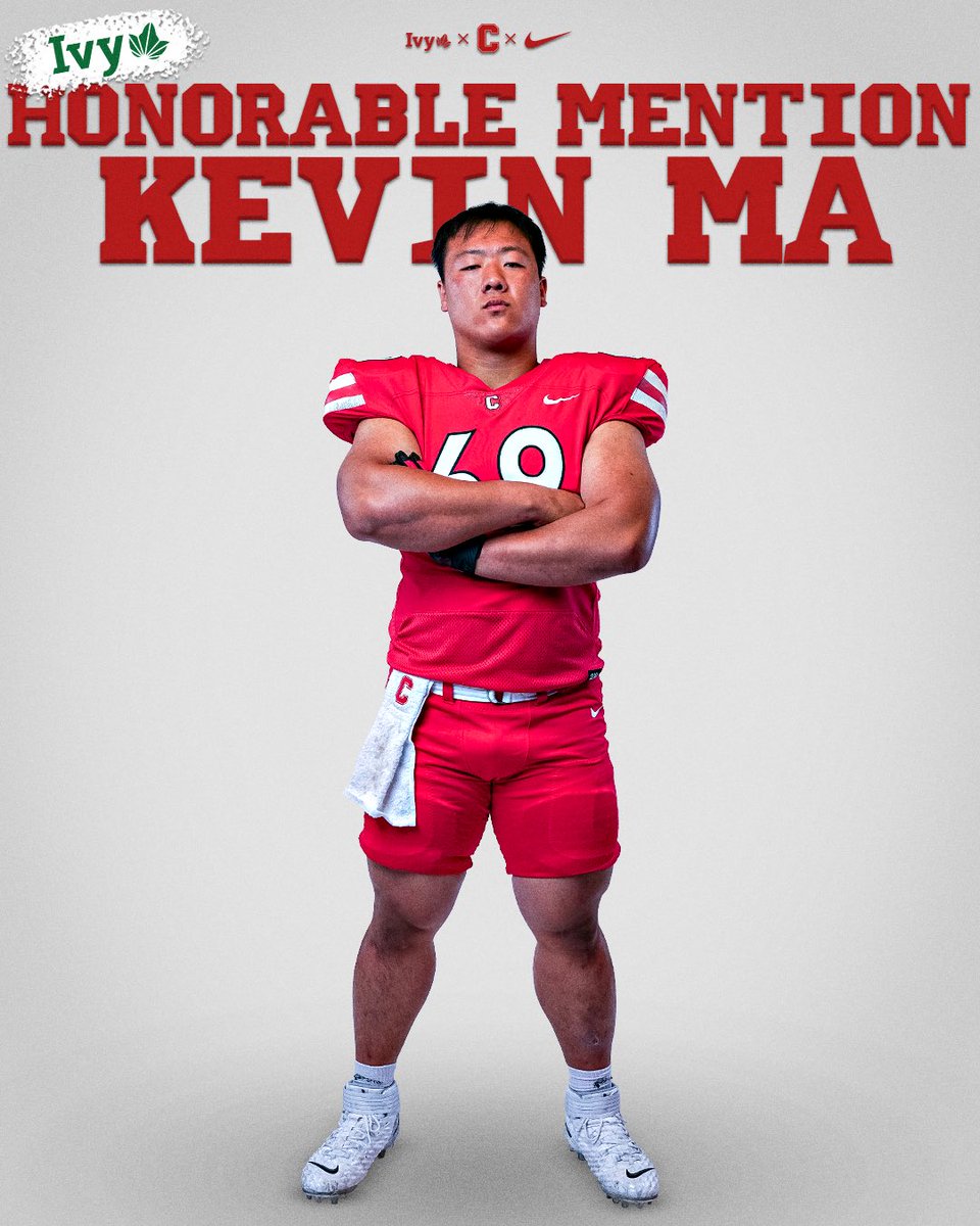 Congrats to Kevin Ma on earning Honorable Mention All-Ivy honors!

#YellCornell