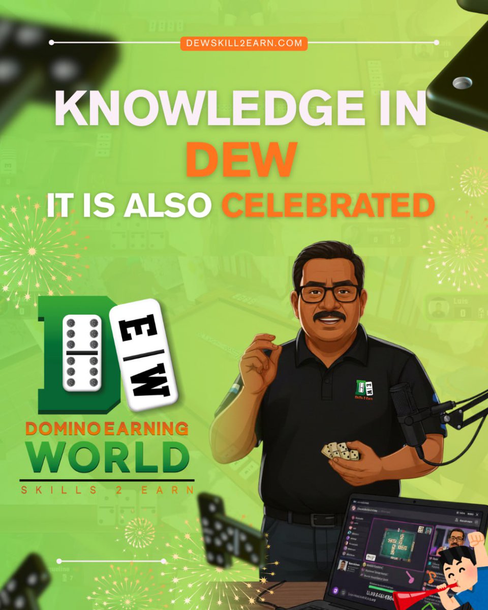 dewskill2earn's tweet image. Cada live, video y reel de capacitación es una oportunidad para crecer, innovar y transformar la enseñanza. Recuerda: DEW es mucho más que un juego, es un camino hacia el futuro del domino.

Every  live session, video, and training reel is an opportunity to grow, innovate, and…