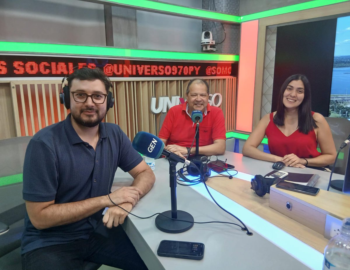 AL AIRE‼️

El tiempo no para, las informaciones tampoco en #CuentaFinalRadio😎⏱️

Conducen⤵️

<a href="/EricoGonzalez/">EricoGonzalez</a>

<a href="/angelicagesama/">Angélica Lorena Giménez</a>

<a href="/EduAguilera_/">Eduardo Aguilera</a>

⌚️#CuentaFinalRadio
📻#Universo970AM