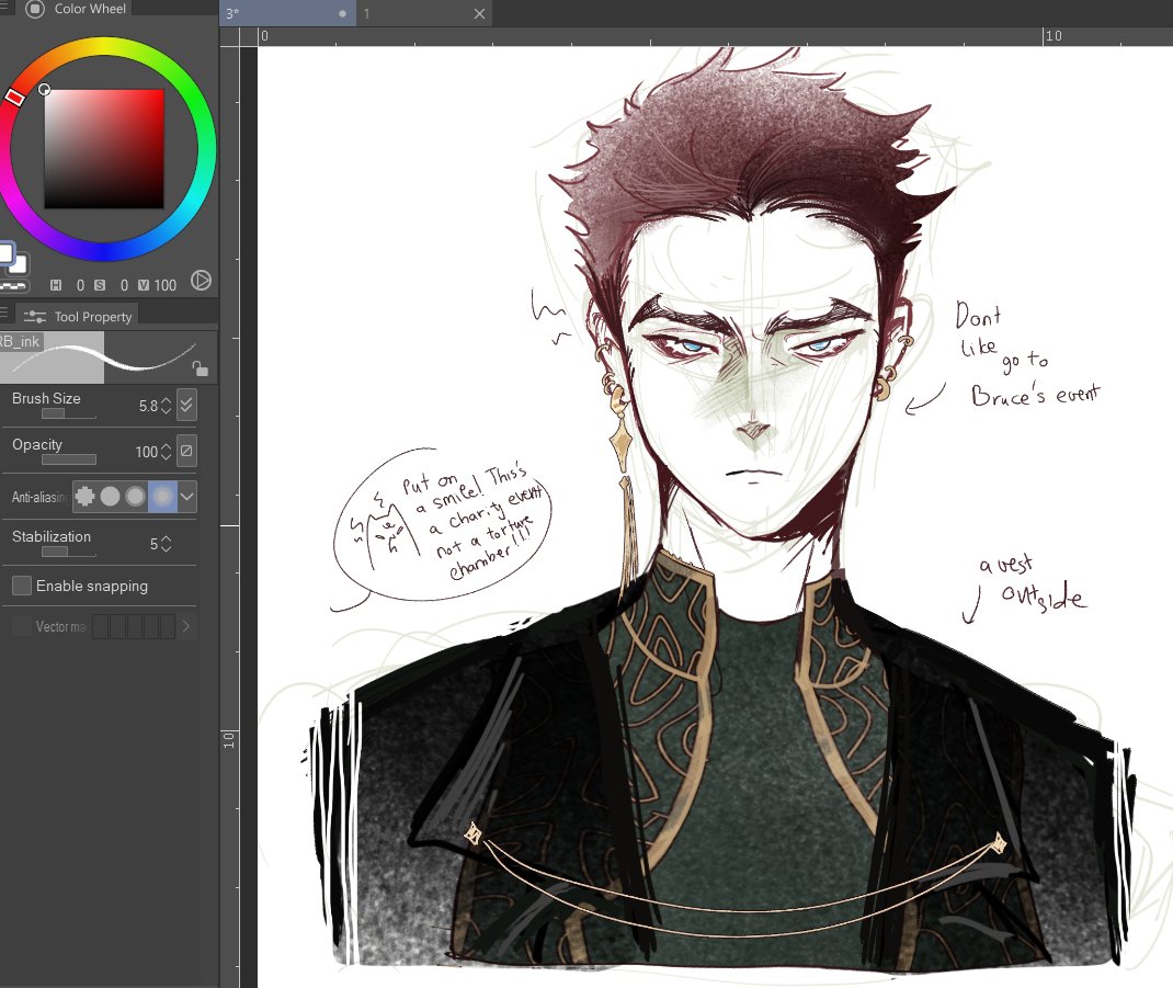 This boy hate going to Bruce Social party 😌 #DamianWayne