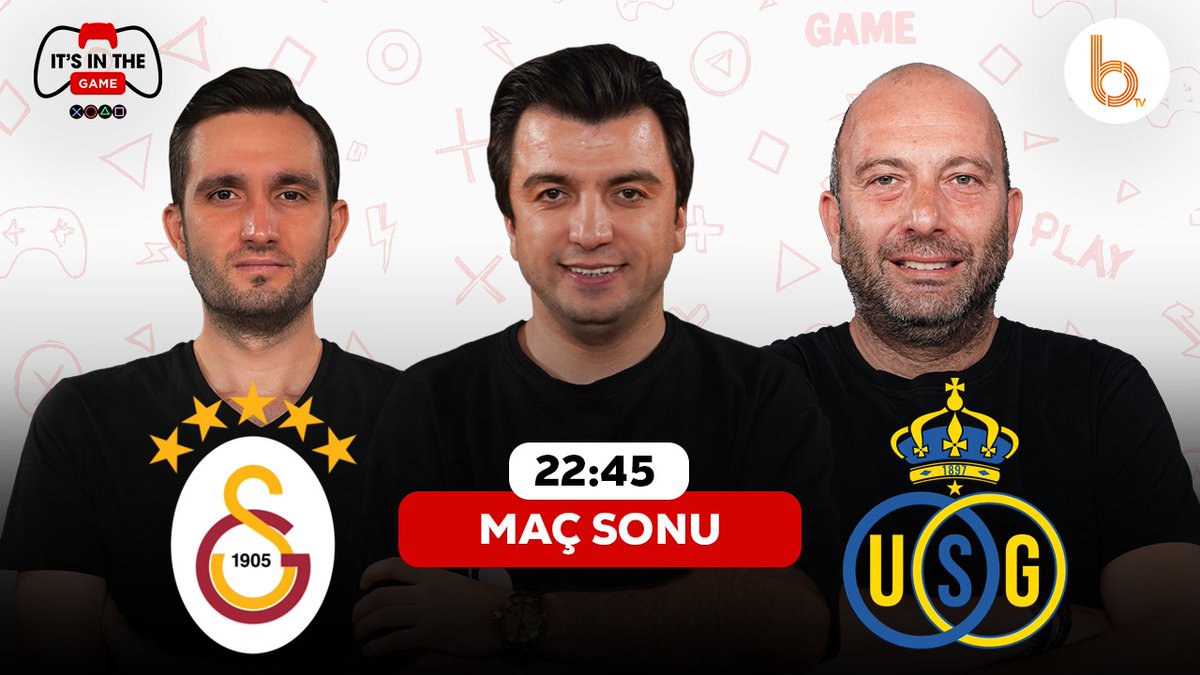 🔴🟡Galatasaray - Saint-Gilloise Maç Sonu
 
📌 It’s In The Game'de

<a href="/bisarozbey/">Bışar Özbey</a> 
<a href="/sametsuner/">Samet Süner</a> 
<a href="/gkhndinc/">Gökhan Dinç</a> 

📺CANLI YAYINDAYIZ :  👇

youtube.com/watch?v=836a8X…