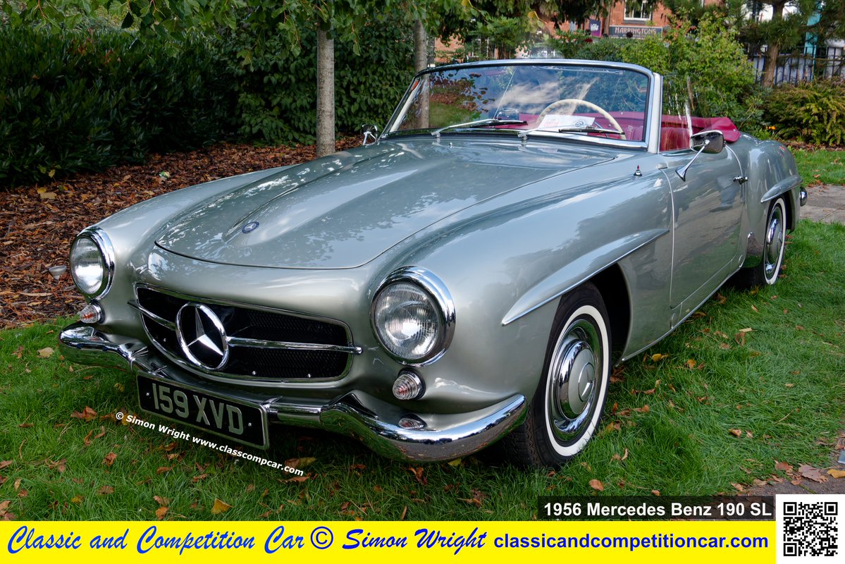 classcompcar's tweet image. Classic Mercedes Benz 190 SL sports car at Hinckley Motor Show. See what else was there in the current issue of Classic and Competition Car magazine. Free at classcompcar.com #MercedesBenz #ClassicCars #sportscar #germancar #cars #hinckley #1950s