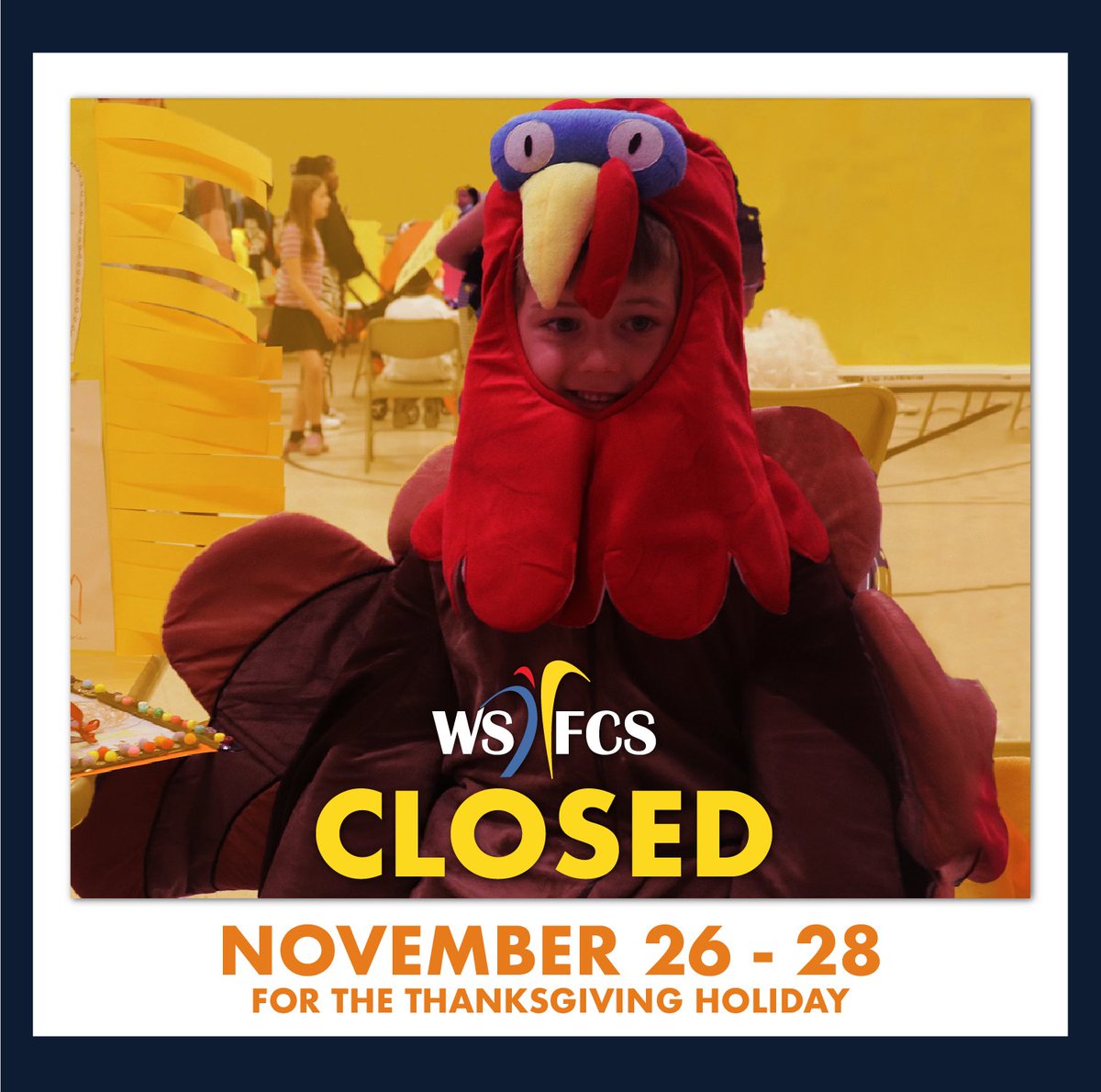 wsfcs's tweet image. Happy Thanksgiving, WS/FCS! 🍂 🦃
To our incredible students, dedicated staff, and supportive families, thank you for being a part of our community. Enjoy the break.
Learning begins again on December 1. 📚