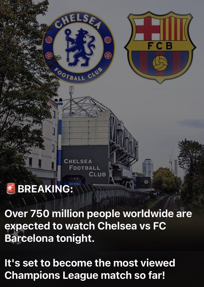 evonEEstyles's tweet image. Unlike the &apos;now disgraced Man U&apos;
Only when Chelsea plays,do you see so much buzz all over.

It just shows we&apos;re not only loud and proud,but the biggest, most passionate fans who wear our hearts on our sleeves,with electric energy ⚡.

What do you think the buzz say about us?
#UCL
