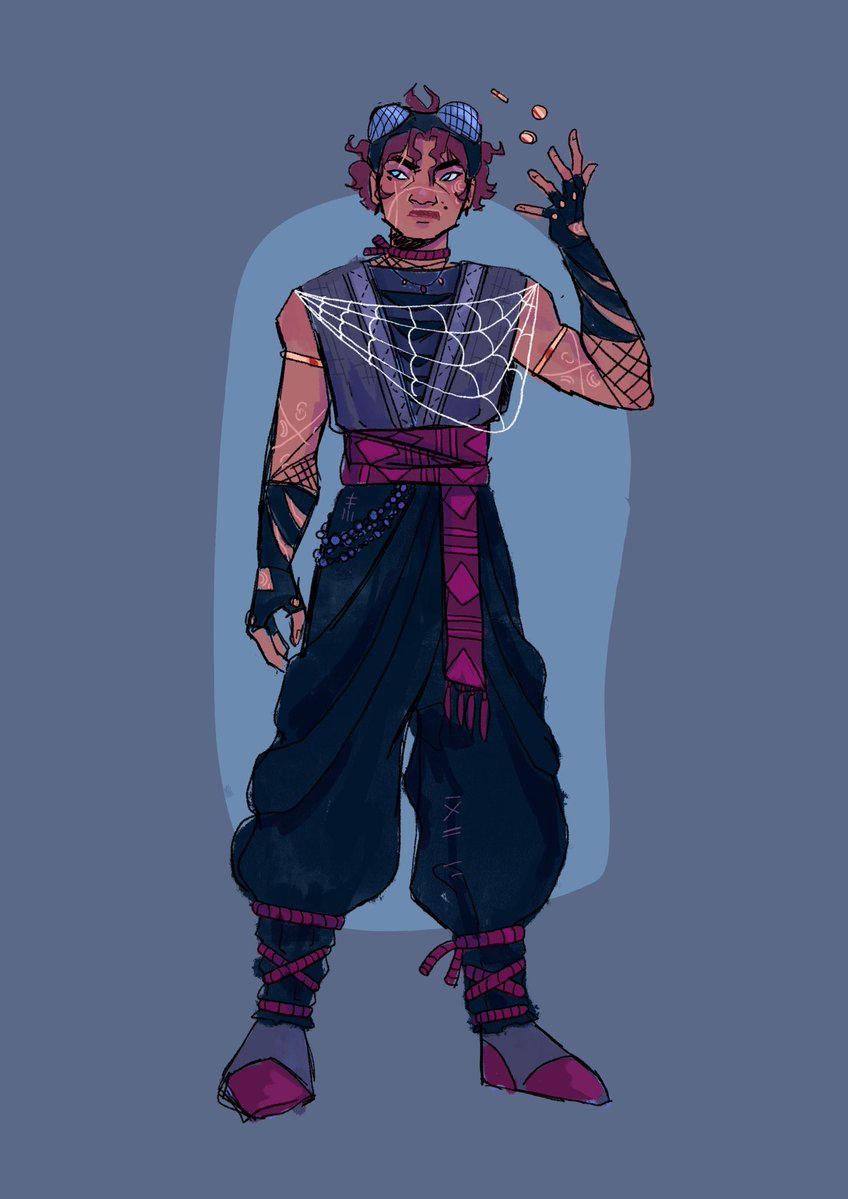 artofmcc's tweet image. I got sidetracked lol. Fantasy au! Neil is an alchemist that lives in a world full of giant mutated insects (he rides in a giant fly)