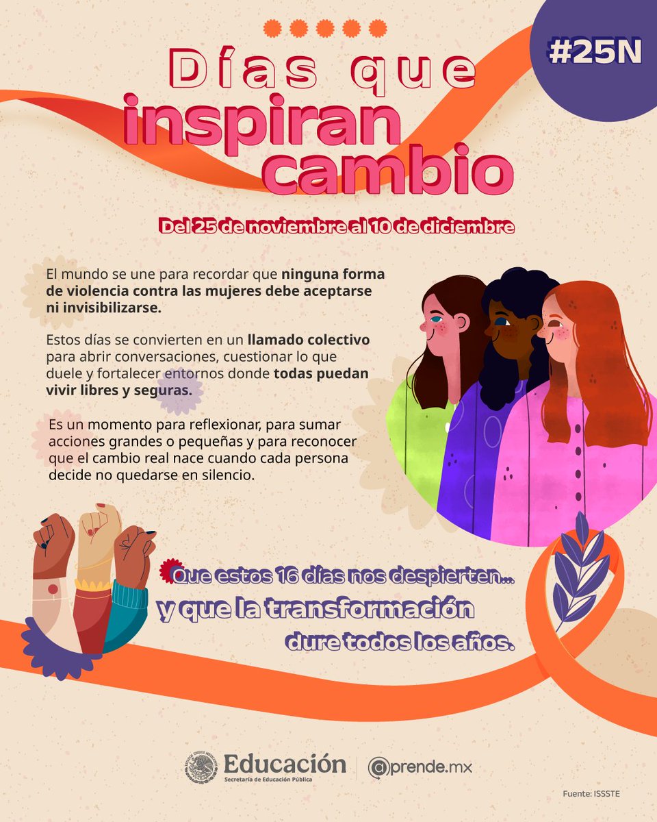 Hay momentos del año que nos invitan a parar, mirar alrededor y recordar que todas y todos merecemos vivir con dignidad, respeto y #libertad. 🤝🧡

No se trata de fechas, sino de #conciencia; no se trata de campañas, sino de estar presentes. 🧠🫂

Se trata de #LevantarLaVoz,