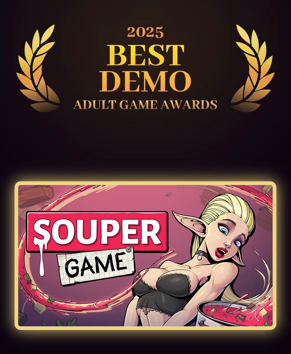 The best demo, guys! Did you see it? DID you see it?
You voted for our funny erotic game and it still ended up among hardcore fap-games full of femboys and harems! 😅
Huge thanks from the whole team! We’ll do our best to delight you on release day January 20 ❤️

#AdultGames