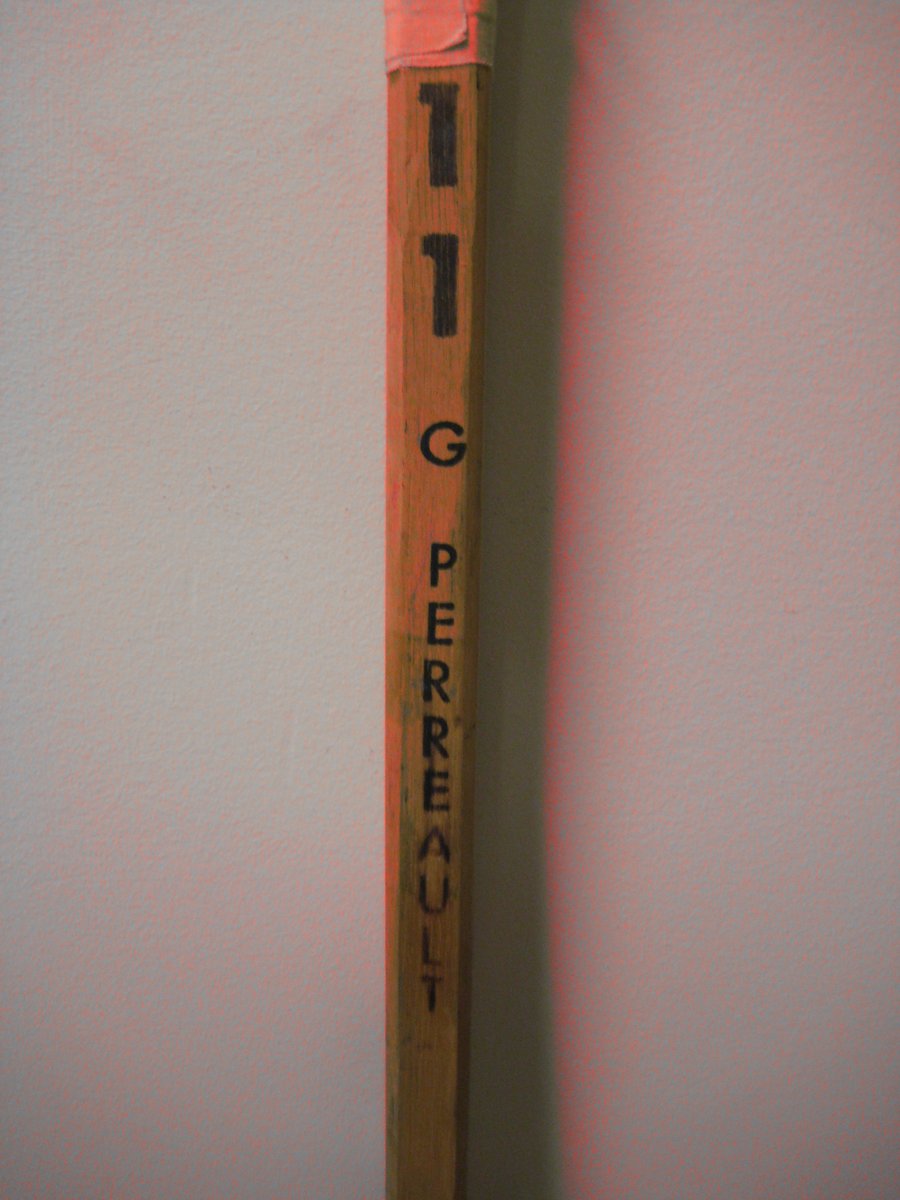 ACHockeyHistory's tweet image. This Guy !.....Victoriaville stick in my collection