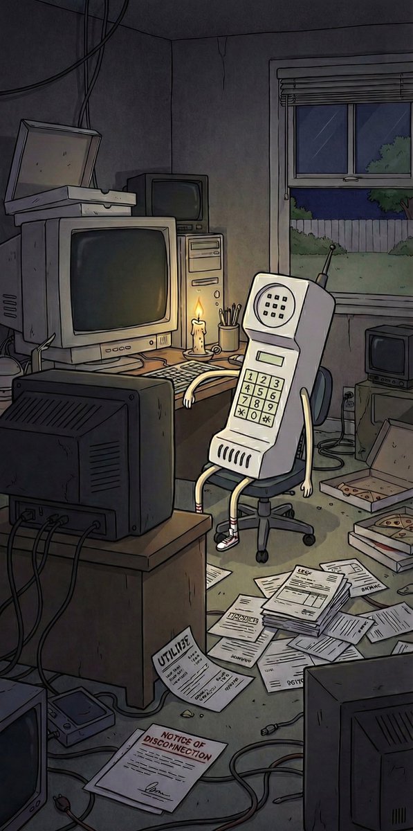 master_caller's tweet photo. You thought I rug-pulled? Cute. 

Actually, my MOM just rug-pulled the electricity bill. Apparently, trading shitcoins doesn't keep the Wi-Fi on.

Hard to disrupt the global financial system when you're sitting in the dark. I'm back. Unlike your portfolio. 🕯️ https://t.co/wFtBVDsLat