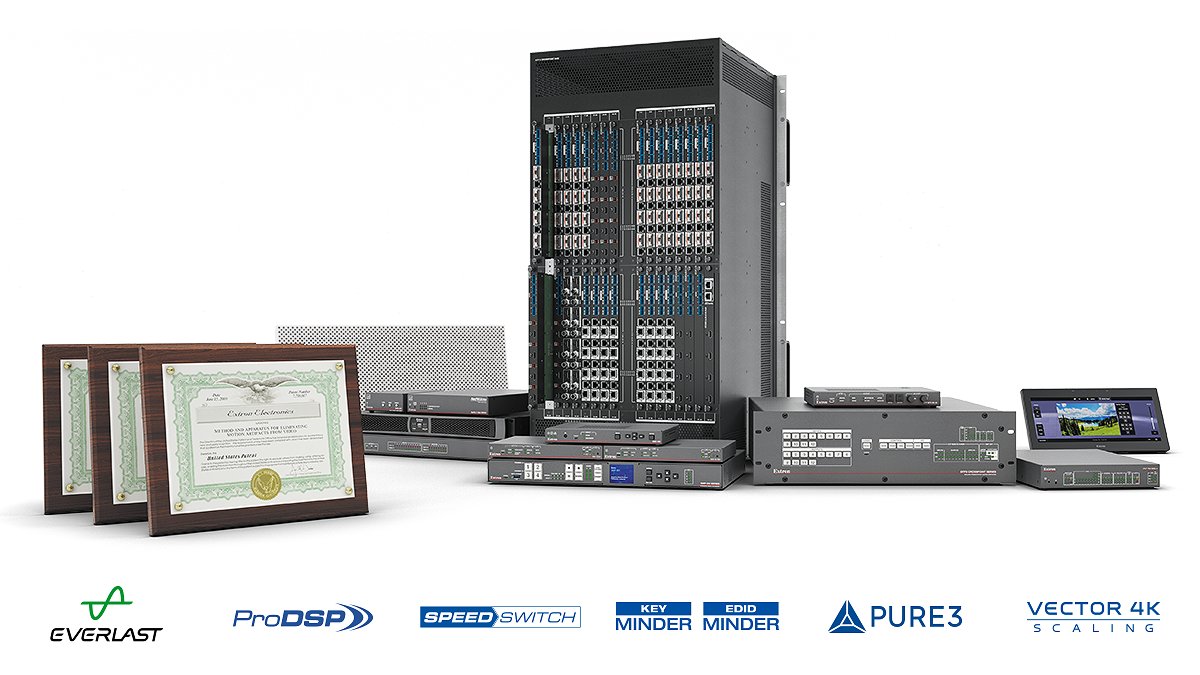 Extron's tweet image. At Extron, engineering excellence isn’t just a goal—it’s our foundation.

With over 1,000 engineers and a commitment to advancing AV technology, we’ve secured more than 100 patents, leading the way in performance, efficiency, and reliability.

Here’s what sets our engineering…