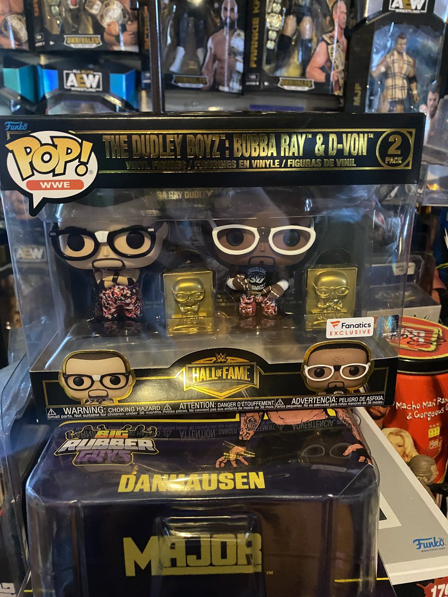 DclarkCollects's tweet image. #MailCall Straight From Dudleyville(WWEShop) comes @bullyray5150 &amp;amp; @TestifyDVon #TheDudleyBoyz 🔥🔥 oh my brother, #Testify #DevonGetTheTables #WWE #WWEHOFers #Legends #Funko #ScratchThatFigureItch #PremiumItem 🔥