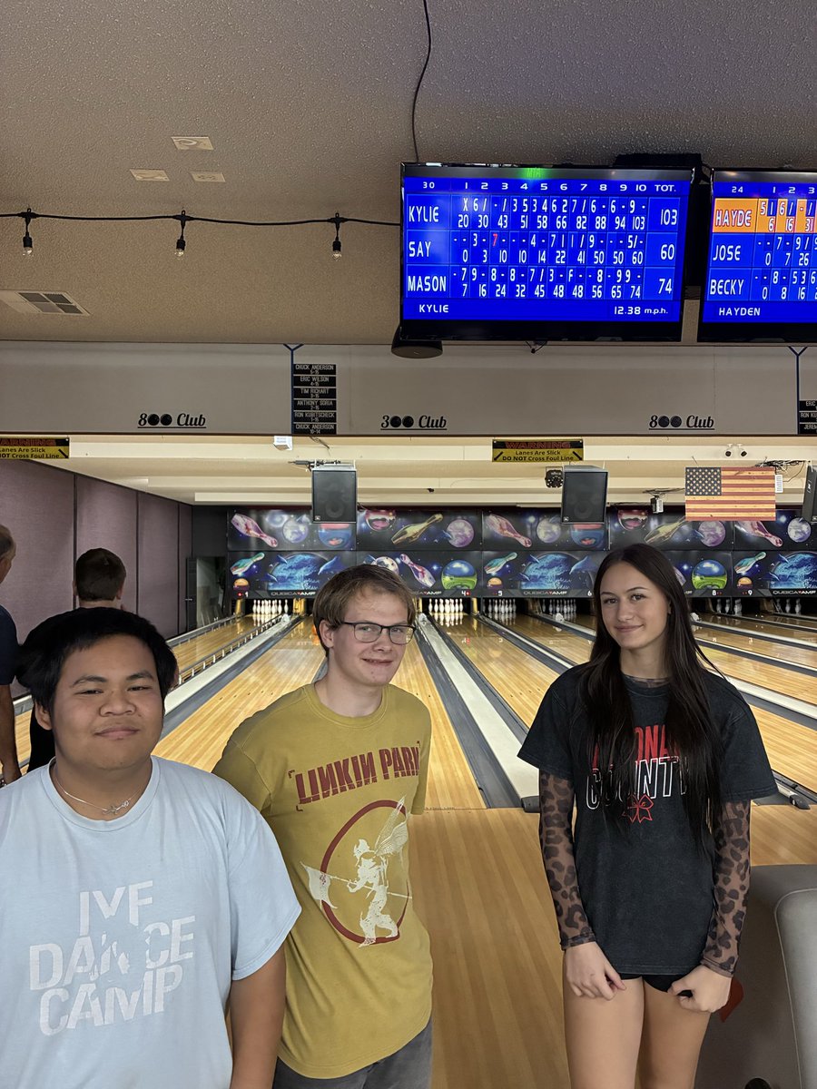 jfactor2's tweet image. Here’s some more photos of Coach Factor’s Adaptive PE &amp;amp; 5th period Lifetime Sports class on their field trip to the Pineville Bowling Center.  #MCR1Pride