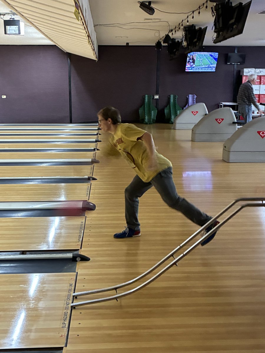 jfactor2's tweet image. Here’s some more photos of Coach Factor’s Adaptive PE &amp;amp; 5th period Lifetime Sports class on their field trip to the Pineville Bowling Center.  #MCR1Pride