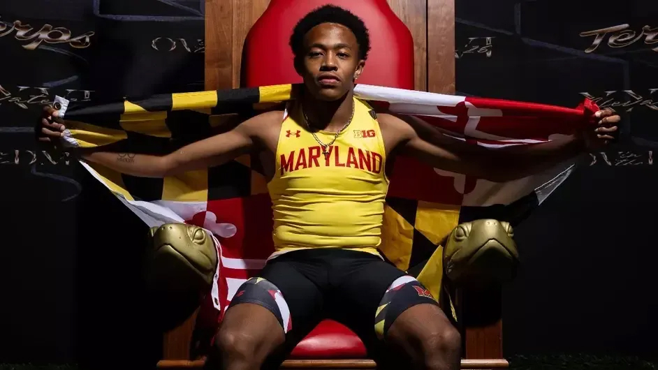 From Olympic gold ➡️ Maryland gold 💛

Welcoming Olympic gold medalist and Maryland local Quincy Wilson to <a href="/MarylandTrack/">Maryland Track & Field</a> and the Terrapin family! 🐢👏

More: go.umd.edu/256d