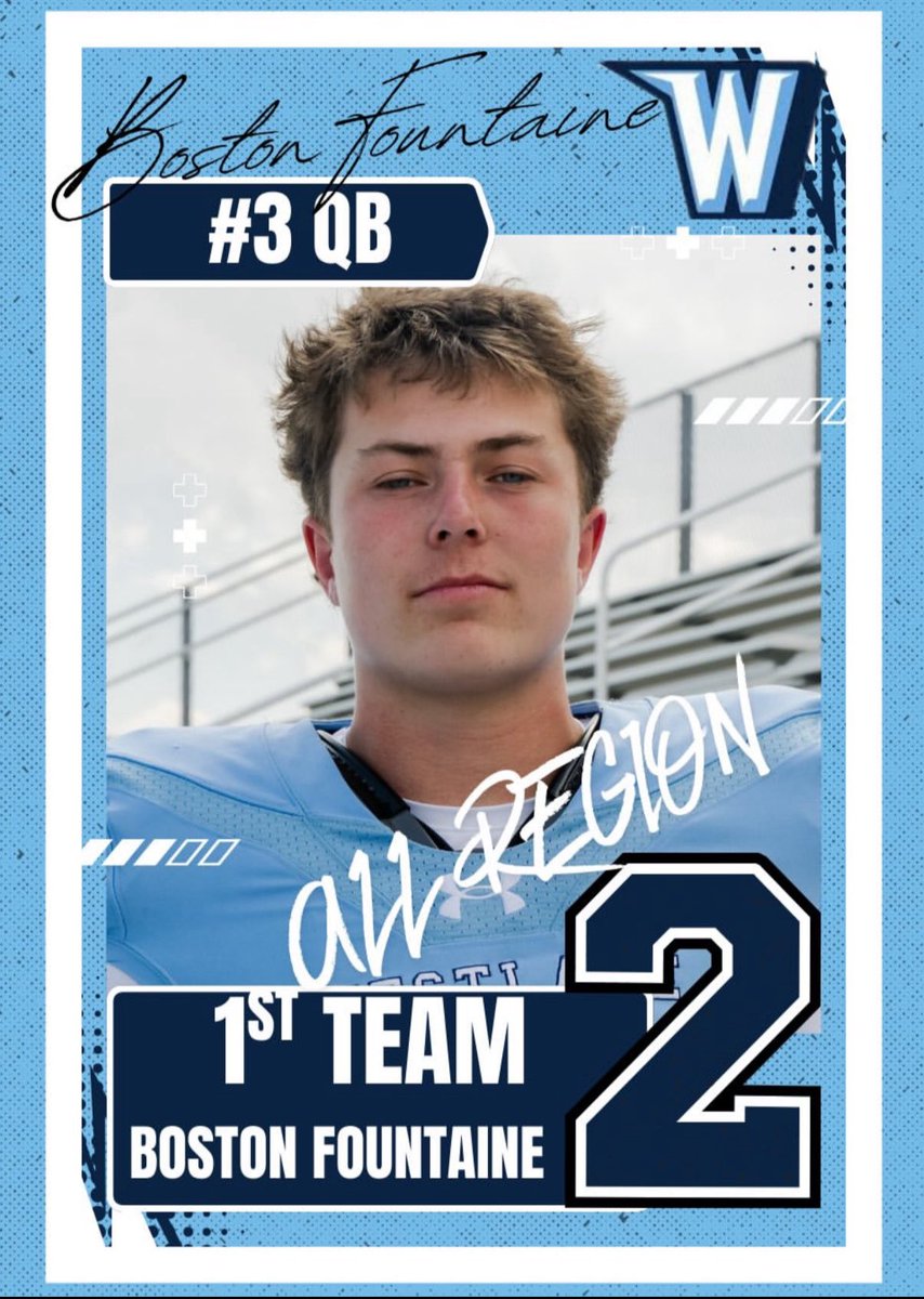 BostenFountaine's tweet image. Super grateful to be recognized as 1st Team All Region. None of it would be possible without my @WestlakeFootbal teammates and coaches @CoachAAle.  I will forever be grateful to my #BLEED.BLUE family for giving me a shot. 🙏 @Andy_Pham1 @ballersinutah @BlairAngulo @SlingintheP