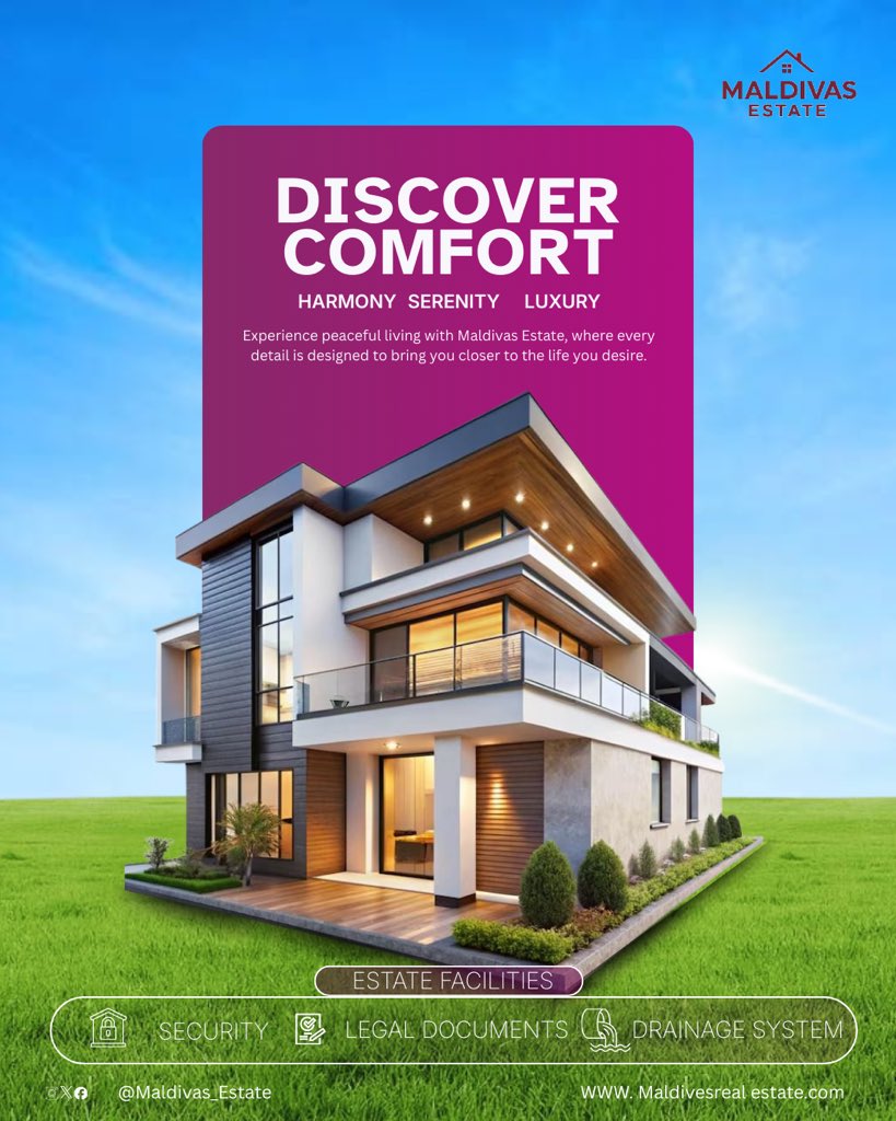 ideaswithkija's tweet image. Day 21/30

Today I decided to give Maldivas a piece of me.

Did a little branding for the real estate firm. And I think the CEO would have loved it.✨

#Graphicsdesign  #30daychallenge  #ShowingUpMessy #canvadesign