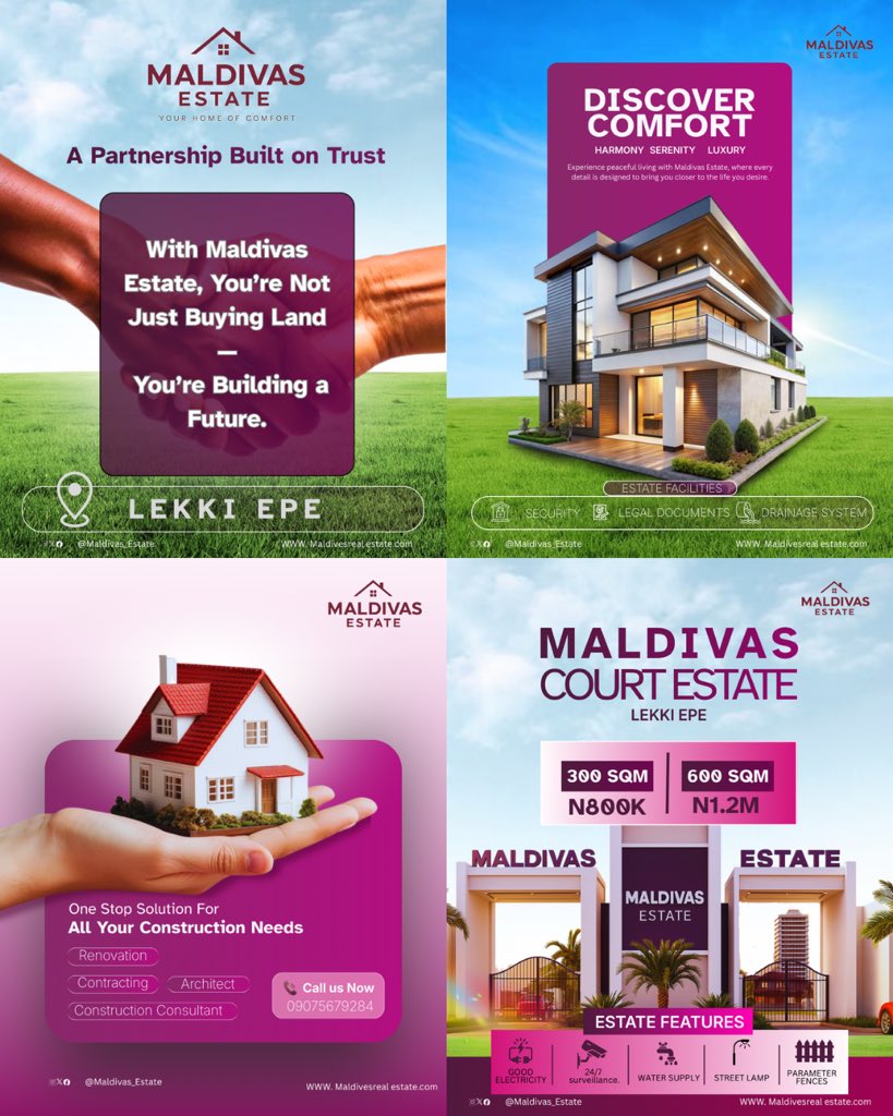 ideaswithkija's tweet image. Day 21/30

Today I decided to give Maldivas a piece of me.

Did a little branding for the real estate firm. And I think the CEO would have loved it.✨

#Graphicsdesign  #30daychallenge  #ShowingUpMessy #canvadesign