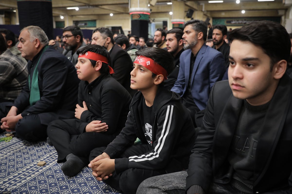 Last night of Fatimiyah mourning ceremonies 

The last night of mourning ceremonies on the anniversary of the martyrdom of Lady Fatimah Zahra (pbuh) in the Imam Khomeini Hussainiyah, Nov. 25, 2025

⏬ english.khamenei.ir/photo/11993