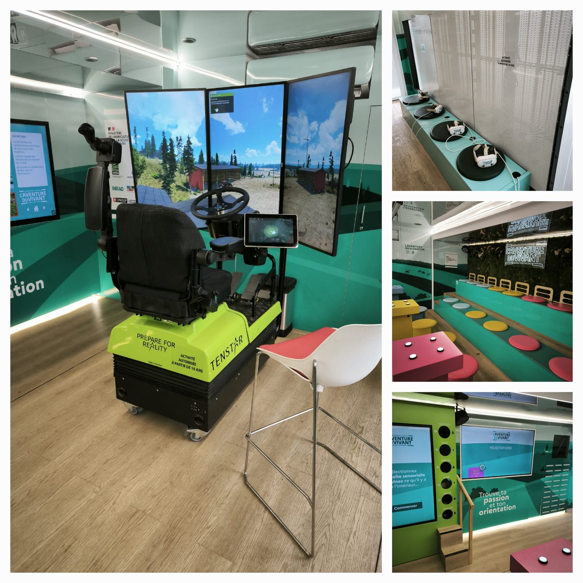 Halte du camion du vivant au <a href="/LPOMaryseConde/">Maryse Condé</a> : ouvrir le champ des possibles des collégiens <a href="/VilleSarcelles/">Ville de Sarcelles</a> sur les métiers agricoles 
Une belle rencontre avec une équipe investie <a href="/Agri_Gouv/">Ministère Agriculture et Souveraineté alimentaire</a> qui a fait découvrir simulateur,casques virtuels &amp;quizz dans un camion top
<a href="/acversailles/">Académie de Versailles</a>