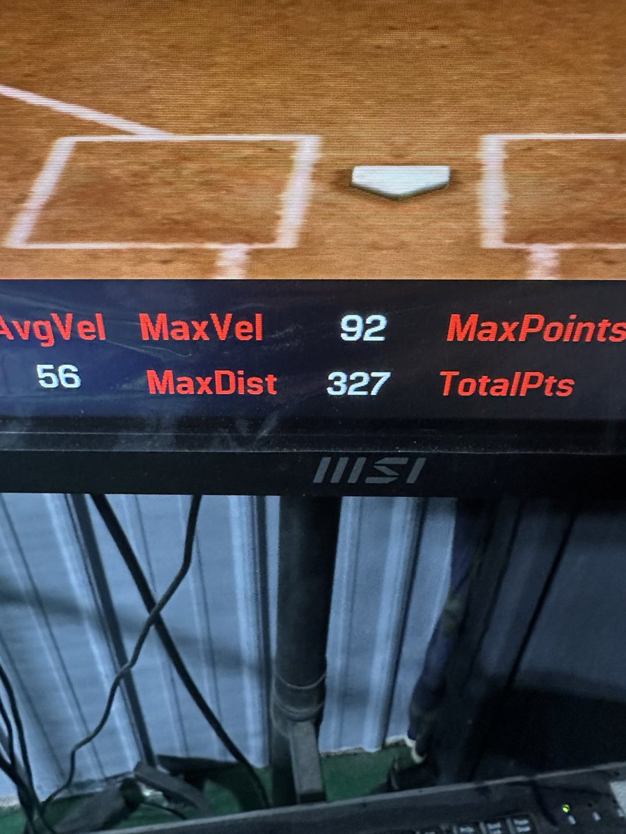 Taylor07315917's tweet photo. Some offseason swings from this morning 

92.7 EV 🔥
327 Max Distance🔥 https://t.co/L60AWvGcoP