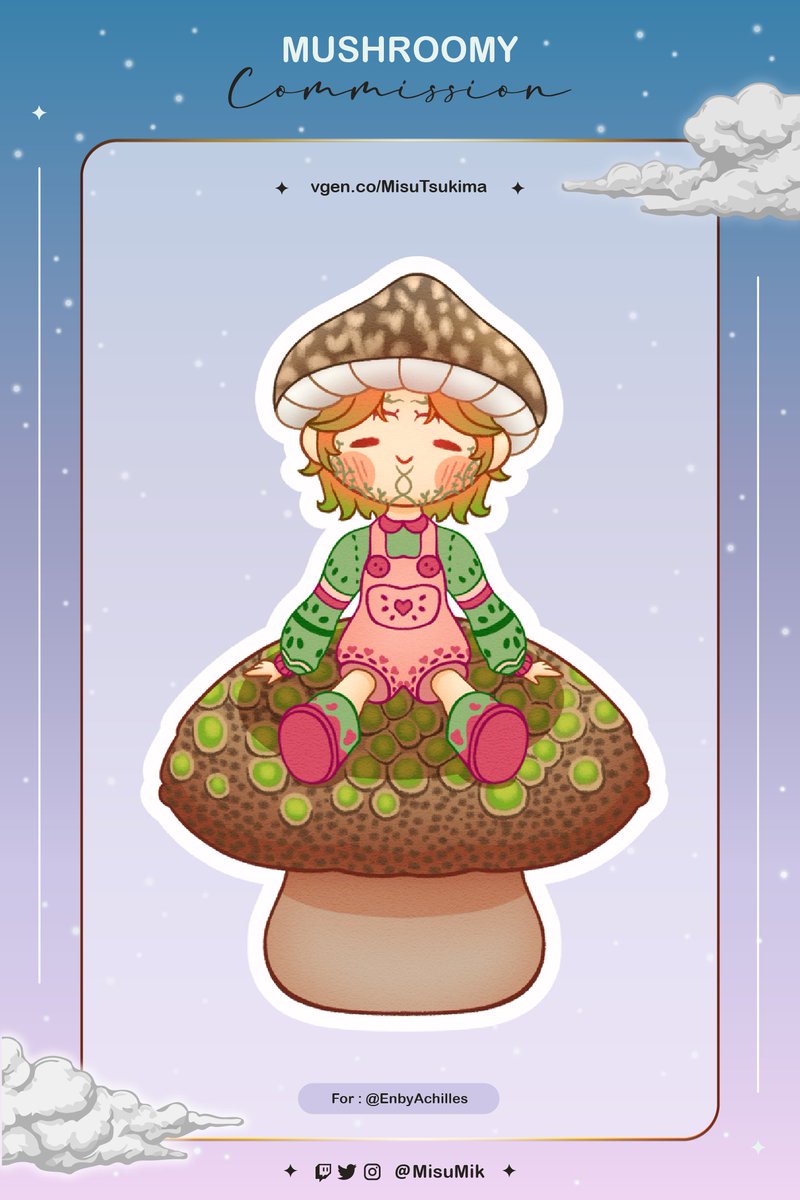 ✦ Mushroomy Commission ✦

✦・Thank you so much for your trust !・✦

♡ + ↻ appreciated・ #VTuberUprising ・ #Vtuberasset ・ #chibiart  ・ #Mushroom ・ #VtuberEN ・ #VGenComm ・ #VGen ・
