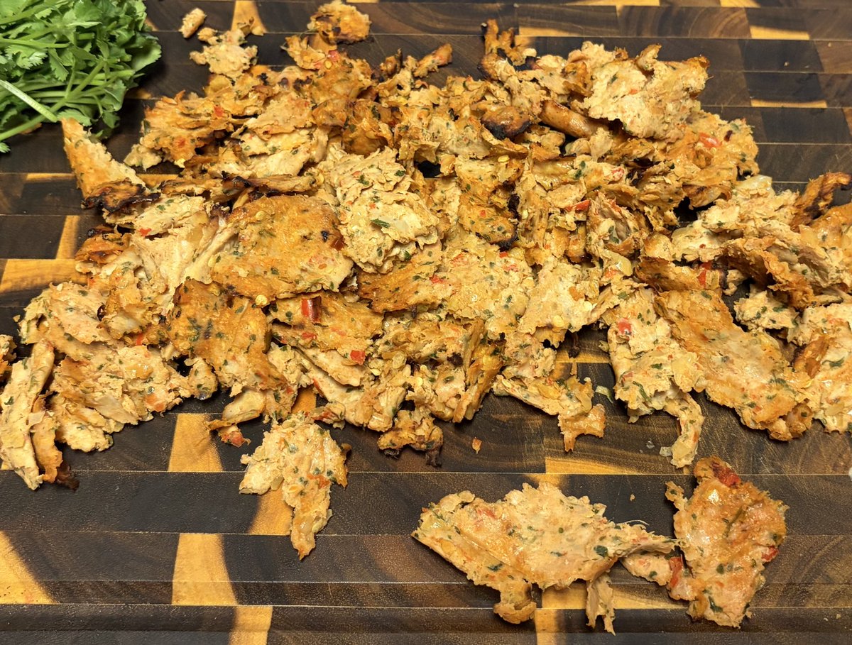 made homemade chicken doner kebab meat, pretty tasty