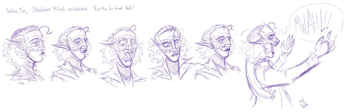 megosoupart's tweet image. Sketches from after my ritual in August I want to clean up and render over the holidays #art #artist #ArtistOnTwitter #ArtistOnX #thebandghost #ghostbc #perpetua #WIP