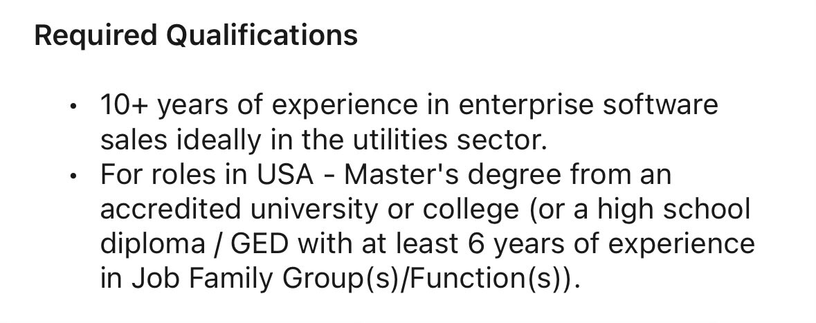 Applied to this even though I have neither of these qualifications. Always shoot
