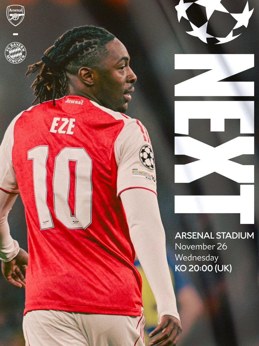 Arsenal's tweet image. We keep moving.