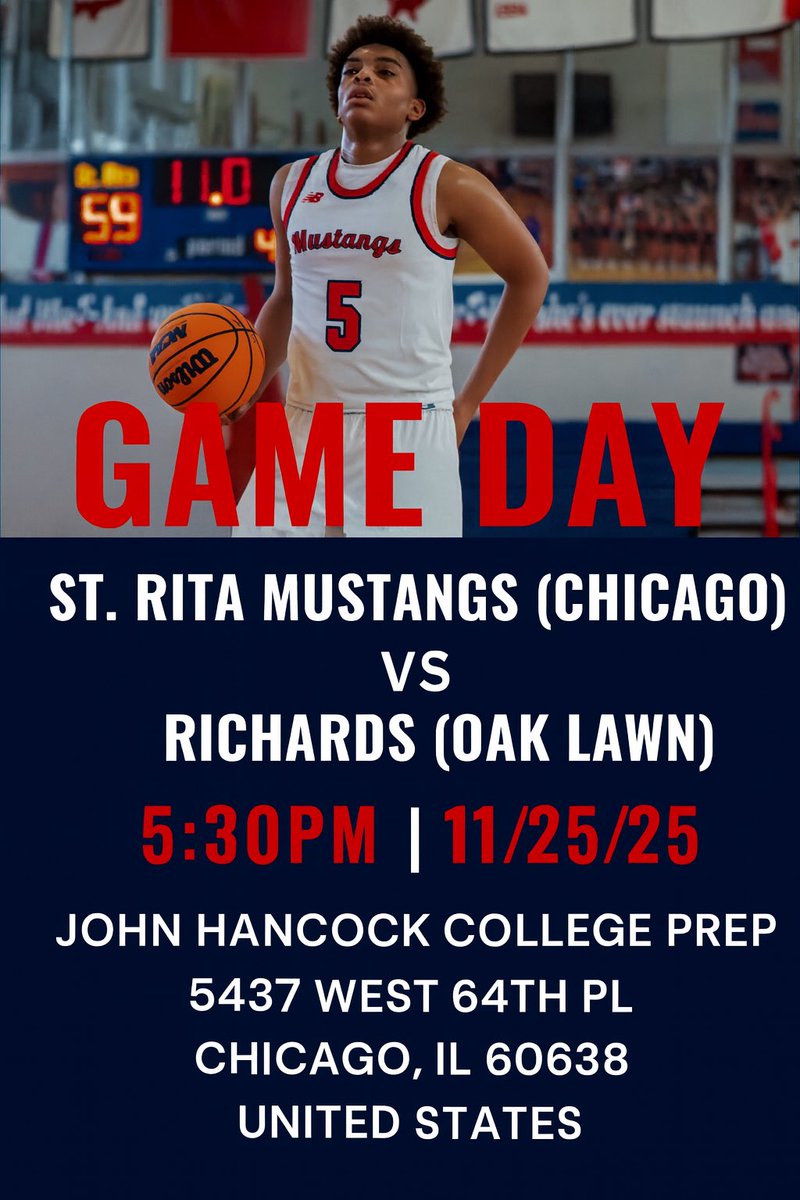 Go Rita Go! 
Season Opener Today! 

Hancock’s 1st Harvest Havoc Thanksgiving Tournament

11/25
5:30pm @ John Hanock Prep 

5437 West 64th Pl
Chicago, IL 60638