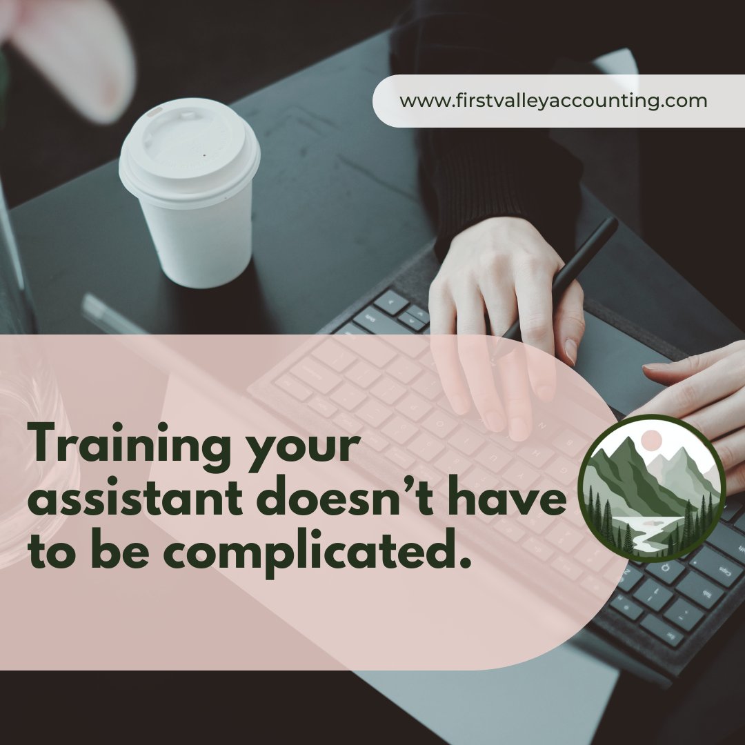firstvalleycpa's tweet image. Training your assistant doesn’t have to be complicated. 
Share examples, give quick feedback, and celebrate wins early. It’s a partnership, not a transaction.

👉 #TrainingTips #Teamwork #Leadership