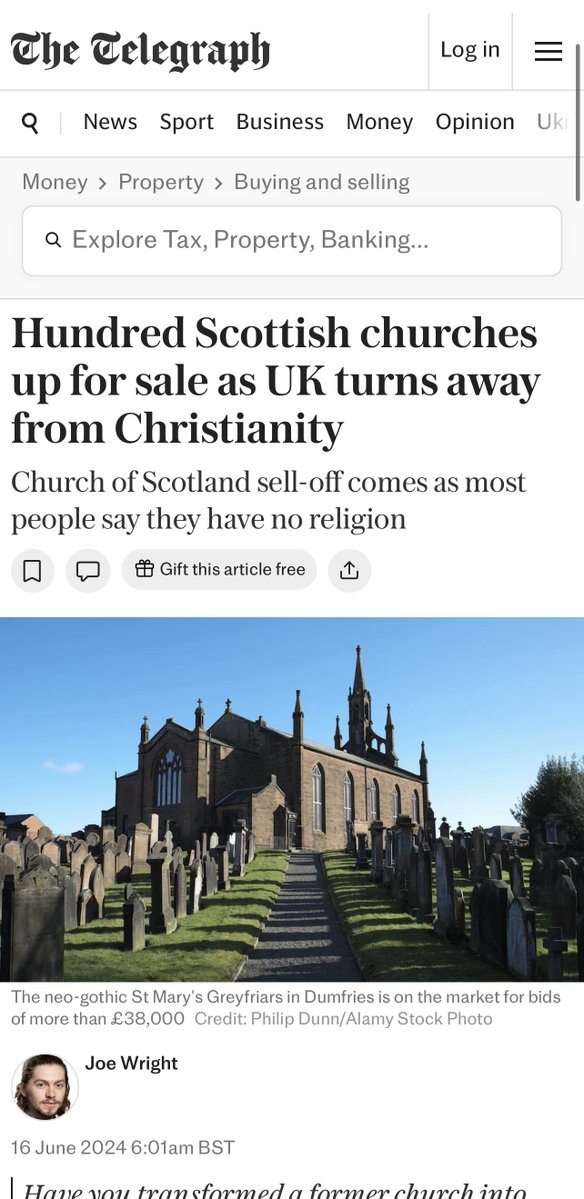 smile2jannah's tweet image. Stop blaming Muslims for empty churches. Hundreds are being sold because NO ONE IS GOING.
Blaming others is just ignoring the fact that Christianity is failing to keep people attached. That’s the real story.