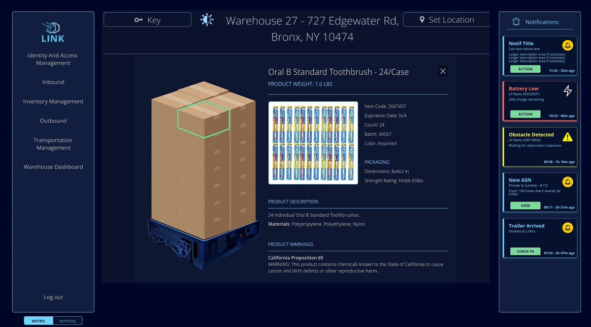 logicpallet's tweet image. Logic’s Item Master is the invisible librarian of your warehouse. It records every item from first scan to final shipment, backed by a unified library of weight, dimensions, and product data—and swaps manual inventory counts with real-time accuracy. bit.ly/45UP8vE